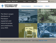 Tablet Screenshot of nwpump.com